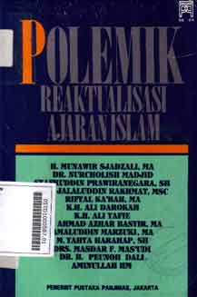 Polemik Reaktualisasi Ajaran Islam