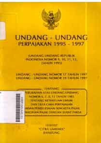 Undang-Undang Perpajakan 1995-1997