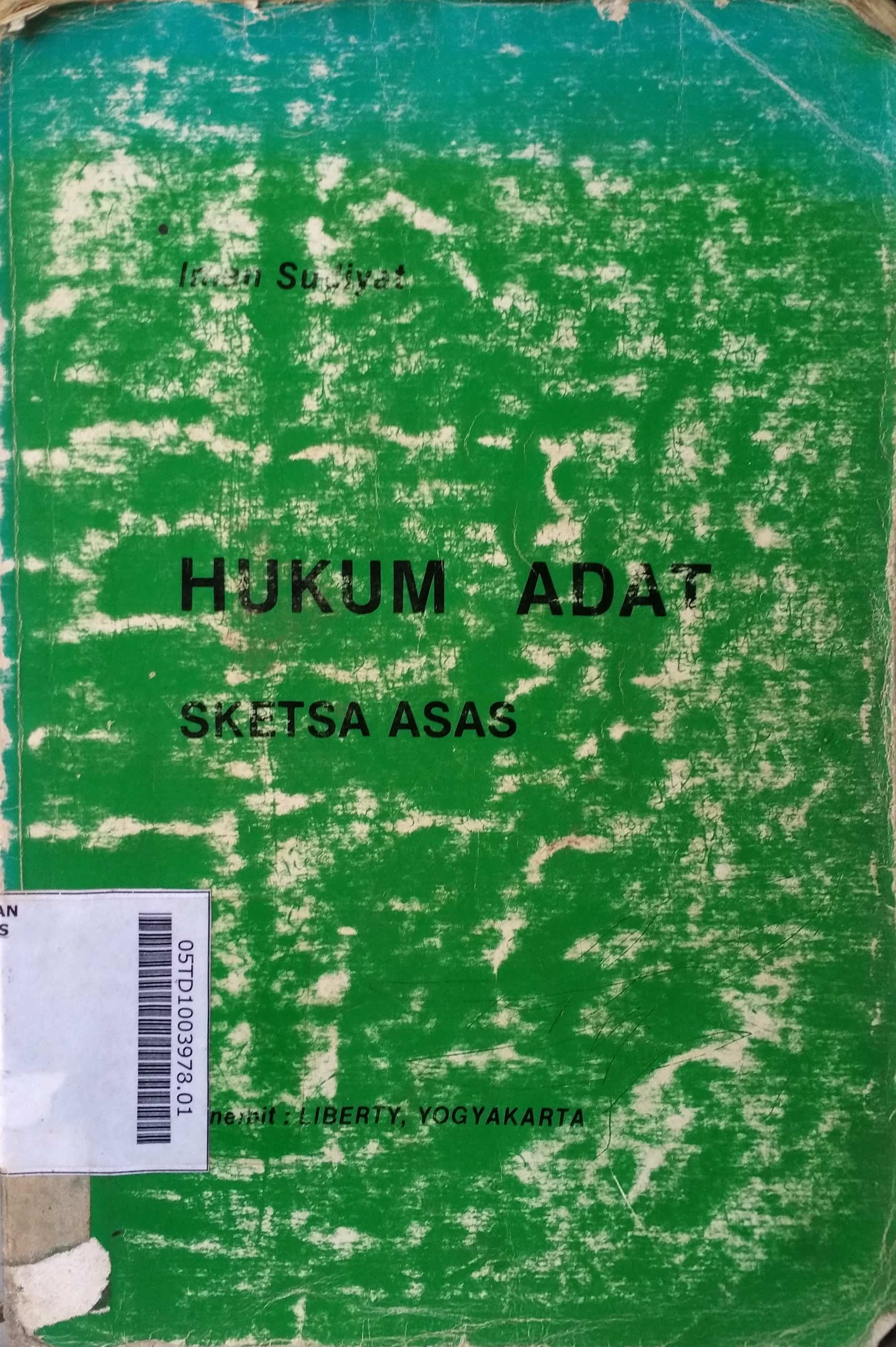 Hukum Adat : sketsa asas