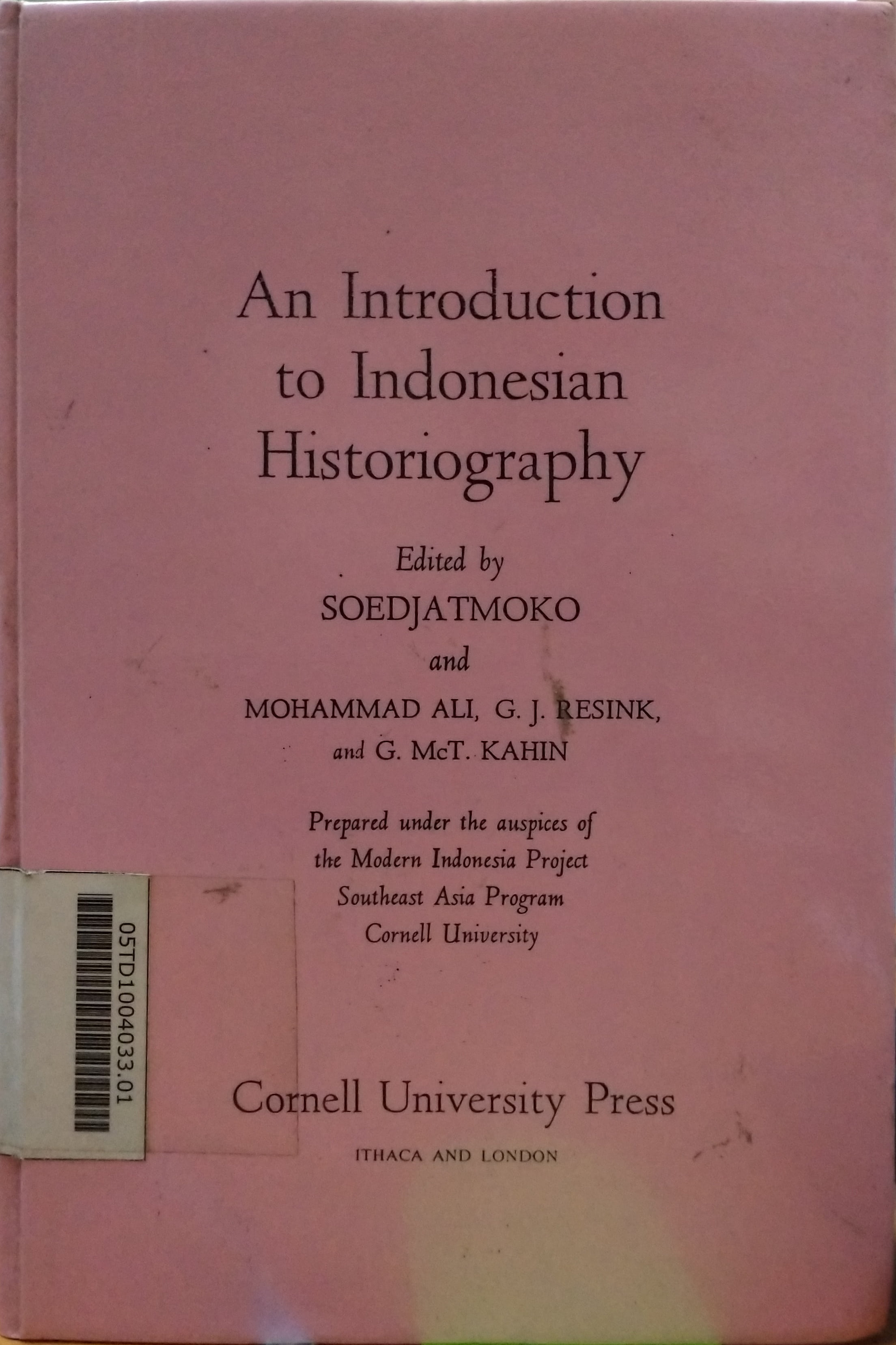 An Introduction To Indonesian Historiography