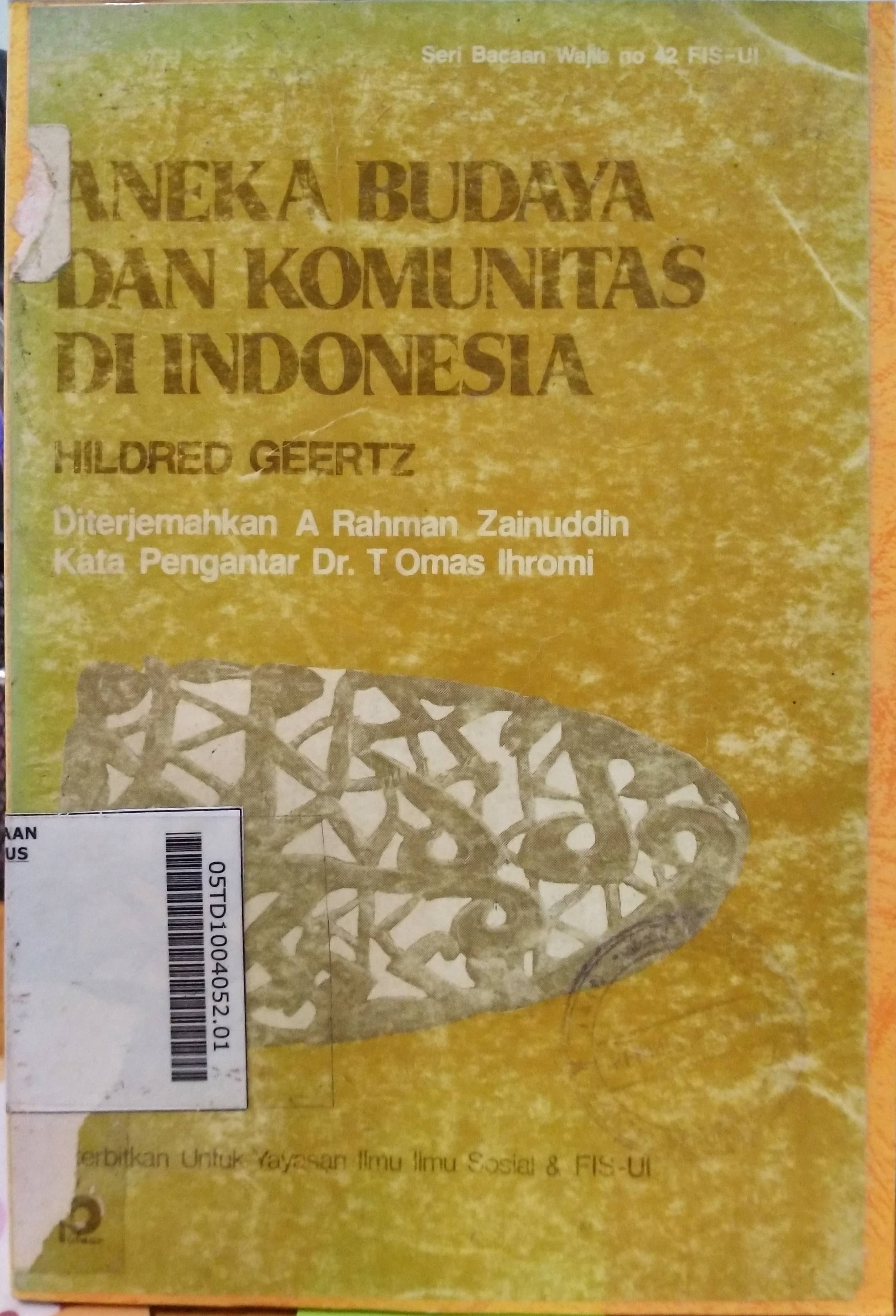 Aneka Budaya Dan Komunitas Di Indonesia