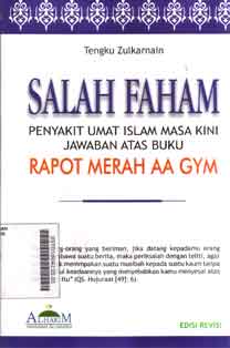 Salah Faham : penyakit umat Islam masa kini jawaban atas buku rapot merah AA Gym