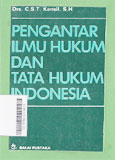 Pengantar Ilmu Hukum dan Tata Hukum Indonesia