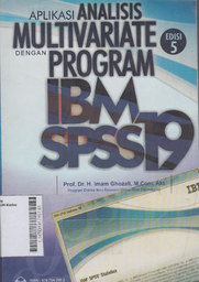 Aplikasi Analisis Multivariate dengan Program IBM SPSS 19