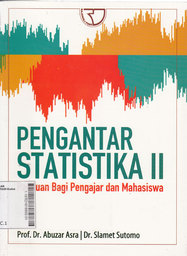 Pengantar Statistika II : panduan bagi pengajar dan mahasiswa