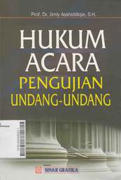 Hukum Acara Pengujian Undang-Undang