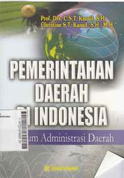 Pemerintahan Daerah Di Indonesia: hukum administrasi daerah