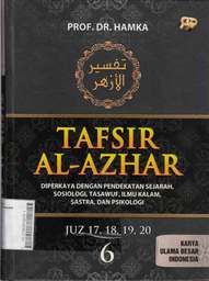 Tafsir Al-Azhar : diperkaya dengan pendekatan sejarah, sosiologi, tasawuf, ilmu kalam, sastra, dan psikologi