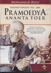 Biografi Singkat 1925-2006 Pramoedya Ananta Toer