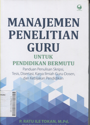 Manajemen Penelitian Guru