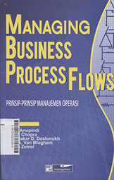 Managing Business Process Flows : prinsip-prinsip manajemen operasi