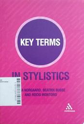 Key Terms In Stylistics