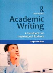 Academic Writing : a handbook for international students