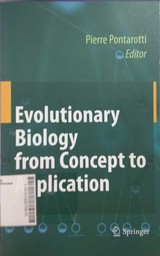 Evolutionary Biology from Concept to Application