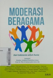 Moderasi Beragama : dari Indonesia untuk dunia