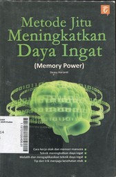 Metode Jitu Meningkatan Daya Ingat (memory power)