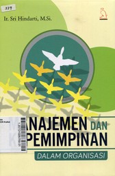 Manajemen Dan Kepemimpinan Dalam Organsiasi