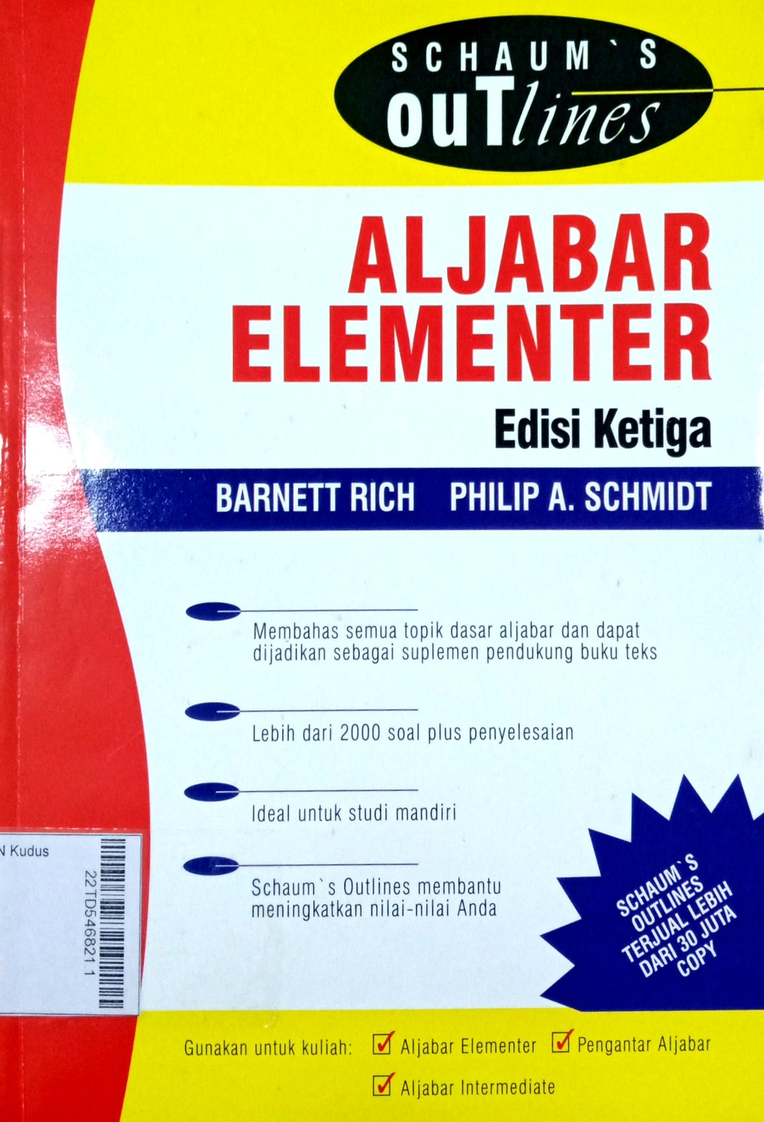 Schaum's Outlines of Aljabar Elementer Edisi Ketiga