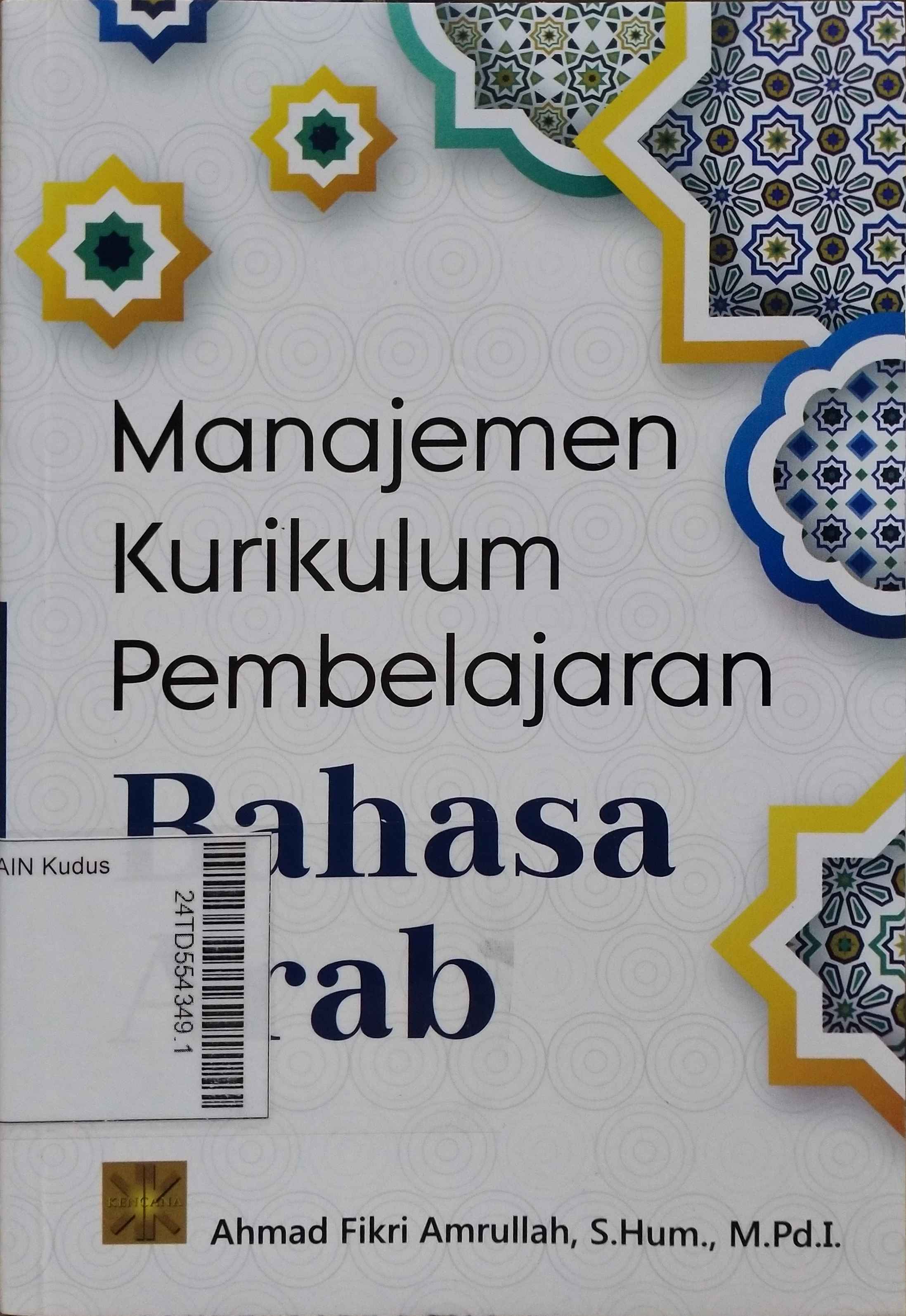 Manajemen Kurikulum Pembelajaran Bahasa Arab