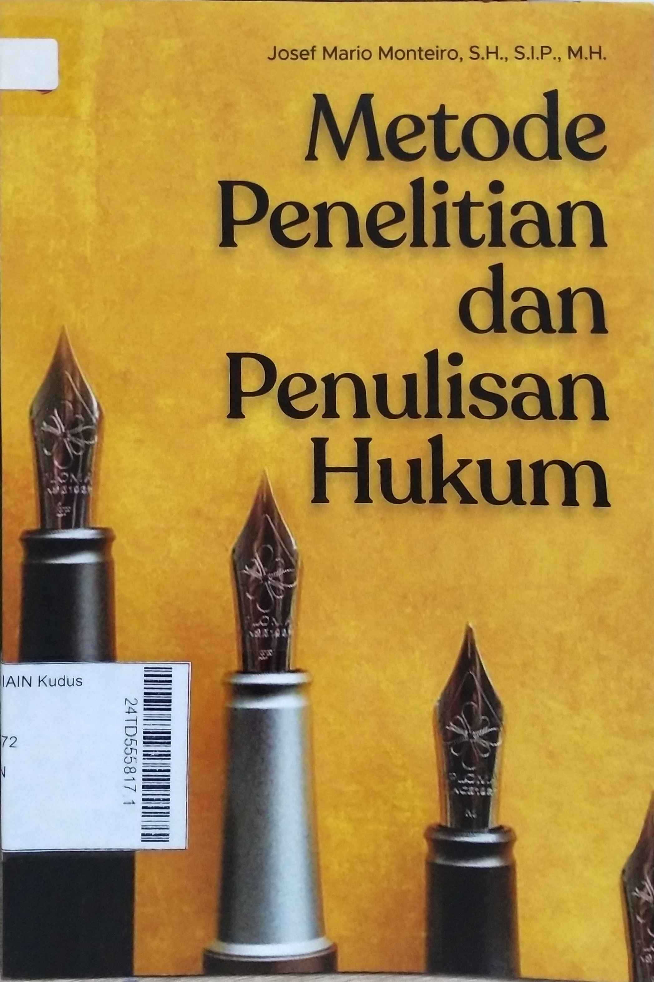 Metode Penelitian dan Penulisan Hukum