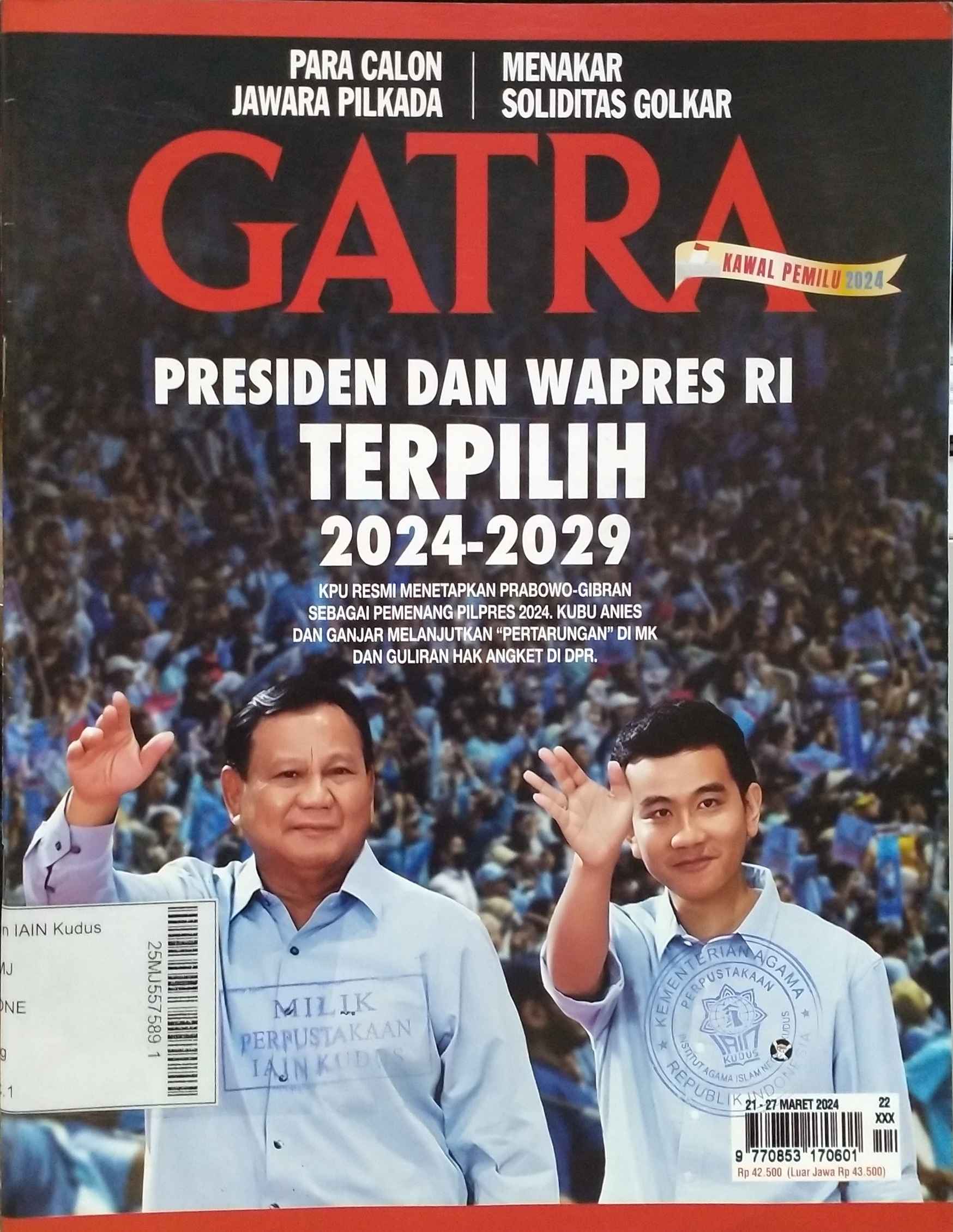 Gatra : Ed. 22 (21-27 Maret 2024)