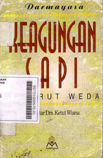 Keagungan Sapi Menurut Weda