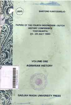 Papers Of The Fourth Indonesian-Dutch History Conference Yogyakarta 24-29 July 1983