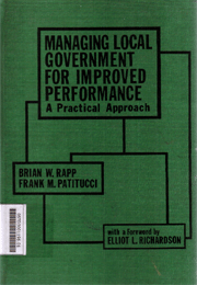 Managing local goverment for improved performance : a practical approach