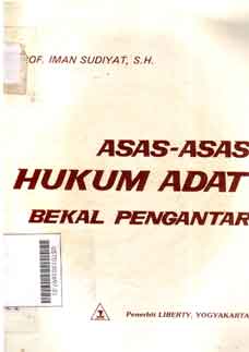 Asas-Asas Hukum Adat : bekal pengantar
