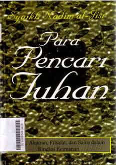 Para Pencari Tuhan : dialog al quran dan sains dalam bingkai keimanan