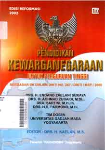 Pendidikan Kewarganegaraan : untuk perguruan tinggi