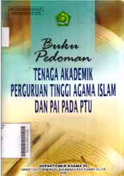 Buku Pedoman Tenaga Akademik Perguruan Tinggi Agama Islam Dan PAI Pada PTU