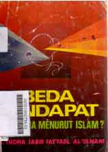 Beda Pendapat : bagaimana menurut islam ?
