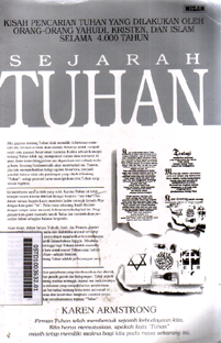 Sejarah Tuhan : kisah pencarian Tuhan yang dilakukan oleh orang-orang Yahudi, Kristen dan Islam selama 4000 tahun