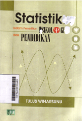 Statistik Dalam Penelitian Psikologi Dan Pendidikan