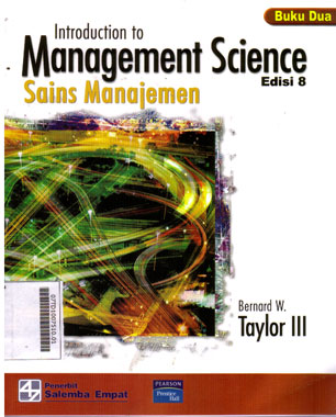 Introduction to Management Science : sains manajemen