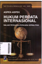 Aspek-Aspek Hukum Perdata Internasional : dalam perkara-perkara kepailitan