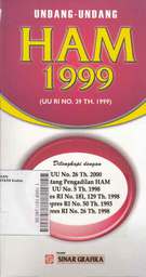 Undang-Undang HAM 1999 (UU RI No. 39 TH. 1999)