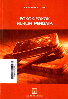 Pokok-Pokok Hukum Perdata