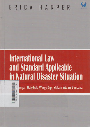 International Law and Standart Applicabe in Natural Disaster Situation
