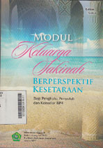 Modul Keluarga Sakinah Perspektif Kesetaraan : bagi penghulu, penyuluh dan konselor BP4