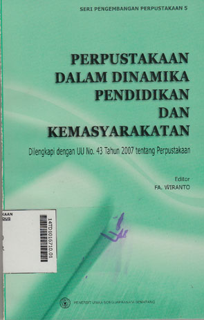 Perpustakaan Dalam Dinamika Pendidikan Dan Kemasyarakatan