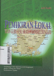 Pemikiran Lokal Tuan Guru HM Shaleh Hambali Bengkel