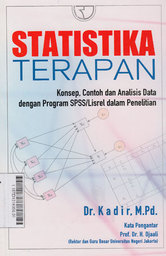 Statistika Terapan : konsep, contoh dan analisis data dengan Program SPSS/Lisrel dalam penelitian
