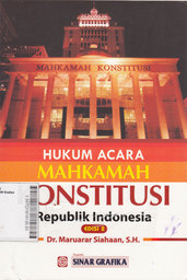 Hukum Acara Mahkamah Konstitusi Republik Indonesia