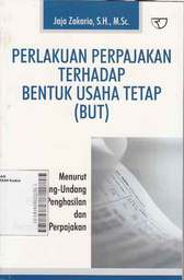 Perlakuan perpajakan terhadap bentuk usaha tetap (BUT)