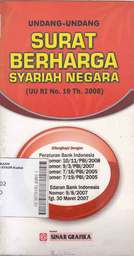 Undang-Undang Surat Berharga Syariah Negara (UU RI No. 19 Th. 2008)