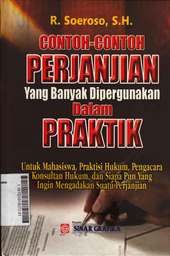 Contoh-Contoh Perjanjian Yang Banyak Dipergunakan Dalam Praktik