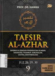 Tafsir Al-Azhar : diperkaya dengan pendekatan sejarah, sosiologi, tasawuf, ilmu kalam, sastra, dan psikologi jilid 9