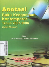 Anotasi Buku Keagamaan Kontemporer Tahun 2007-2008 (edisi khusus)